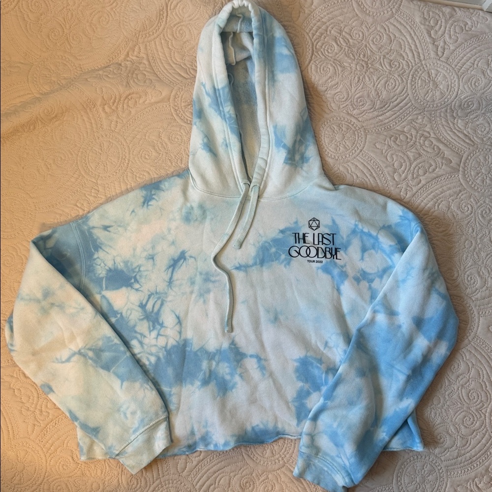 Odesza The Last Goodbye Cropped tye dye Hoodie